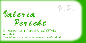 valeria pericht business card